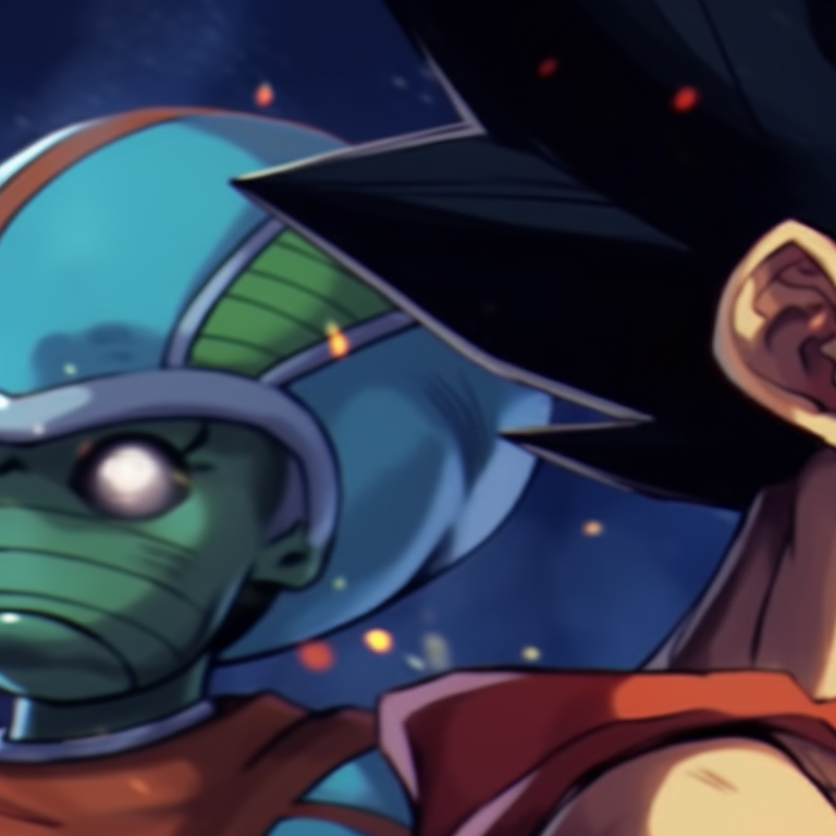 Bulma and Vegeta sitting by a glowing Christmas tree with dragonballs scattered, radiating an aura of holiday warmth. christmas dragonball bulma and vegeta matching pfp themes pfp for discord.