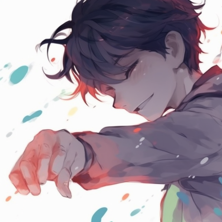 Close-up of two characters, soft pastel hues and intricate facial features. cute couple matching pfp pfp for discord.