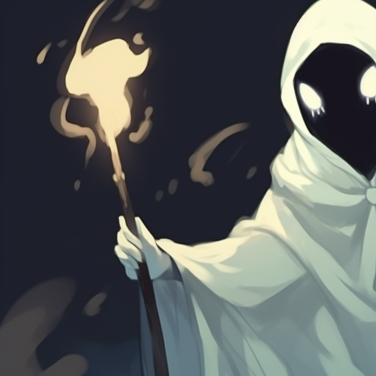 A pair of specters, a gothic aesthetic, engaged in a shared moment. ghost matching pfp halloween theme ideas pfp for discord.