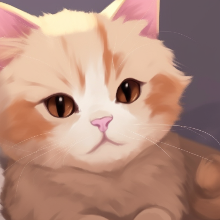 Close-up of two cats, bright eyes and distinct feline attributes, their tails intertwined. creative vision: unique matching cat pfp pfp for discord.