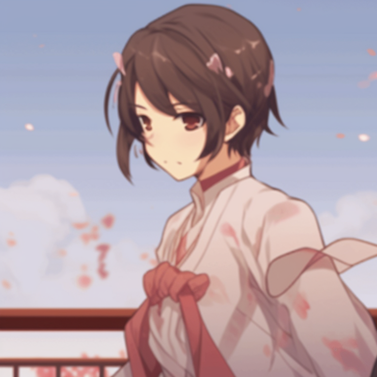 Two characters in an enchanted forest, detailed botanical elements and dreamy glows. iconic matching gif pfp styles pfp for discord.