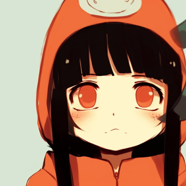 Two memcchi characters, stars in the eyes and complementary colors, together. stylish memcchi matching pfp pfp for discord.