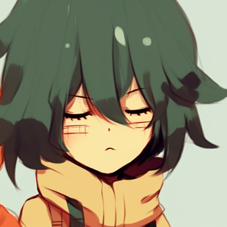 Two memcchi characters, stars in the eyes and complementary colors, together. stylish memcchi matching pfp pfp for discord.