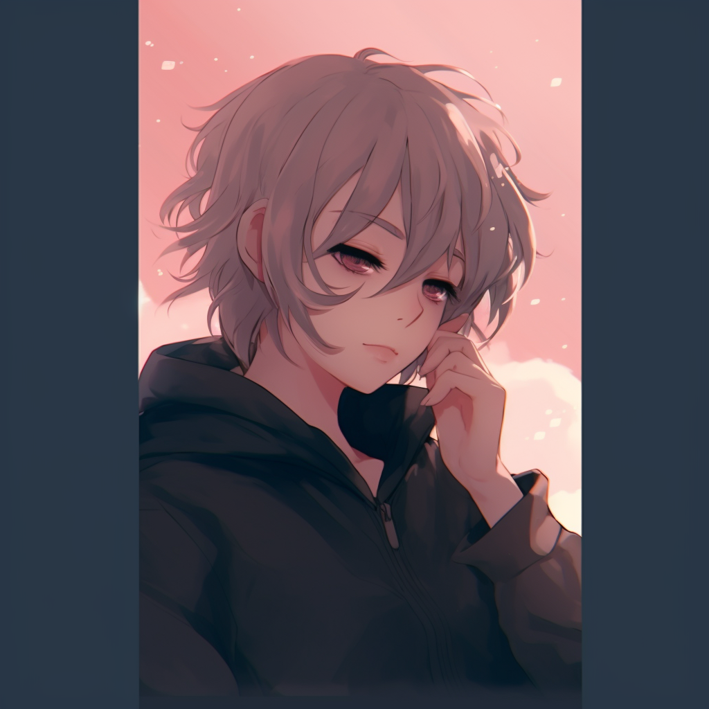 A relaxed portrait of Sakura from Naruto, with soft colors and light shading. characters' chill anime pfp