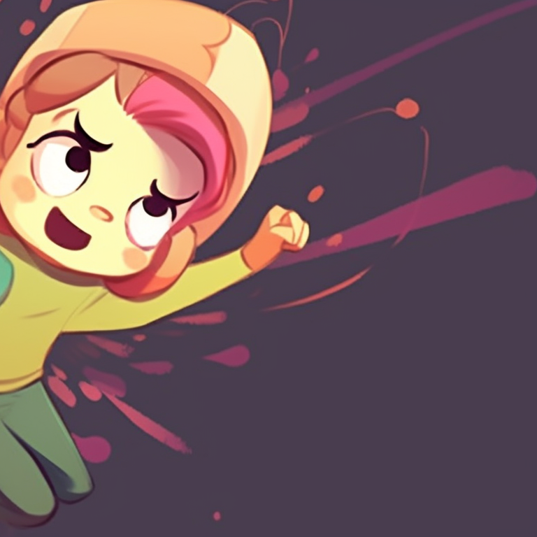 Two characters exchanging calm gazes, with pastel outlines and a serene landscape as a backdrop. innovative pfp cartoons for matching styles pfp for discord.