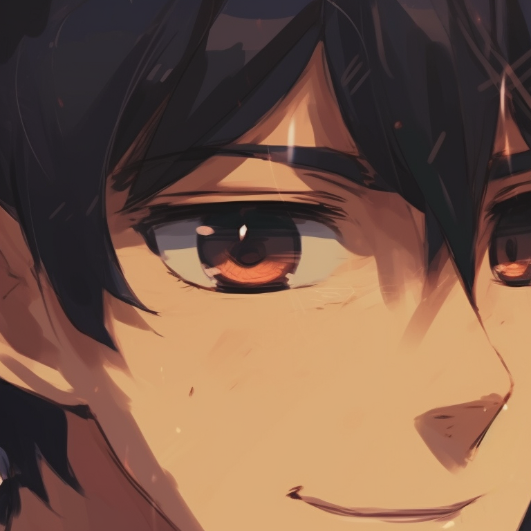 Two characters sharing an umbrella in rainfall, showcasing a romantic setting through washed out, cool colors and soft lines. romantic cute couple matching pfp pfp for discord.