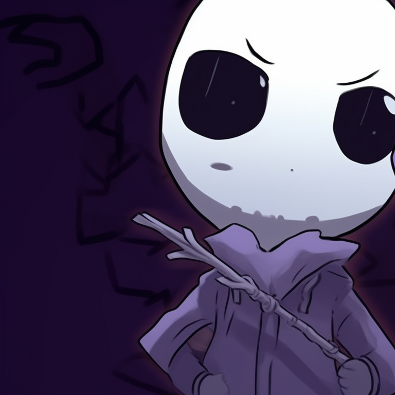 Stickman characters designed as scarecrows, both brandishing lanterns, on a haunting orange background reminiscent of pumpkin glow. stickman pfp halloween costume ideas pfp for discord.