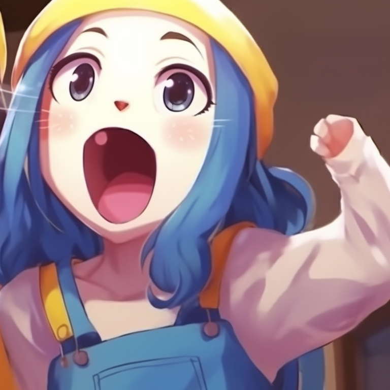 Two characters, exaggerated comic effects and bright tones, a combined outburst of laughter. laugh out loud girl matching pfp pfp for discord.