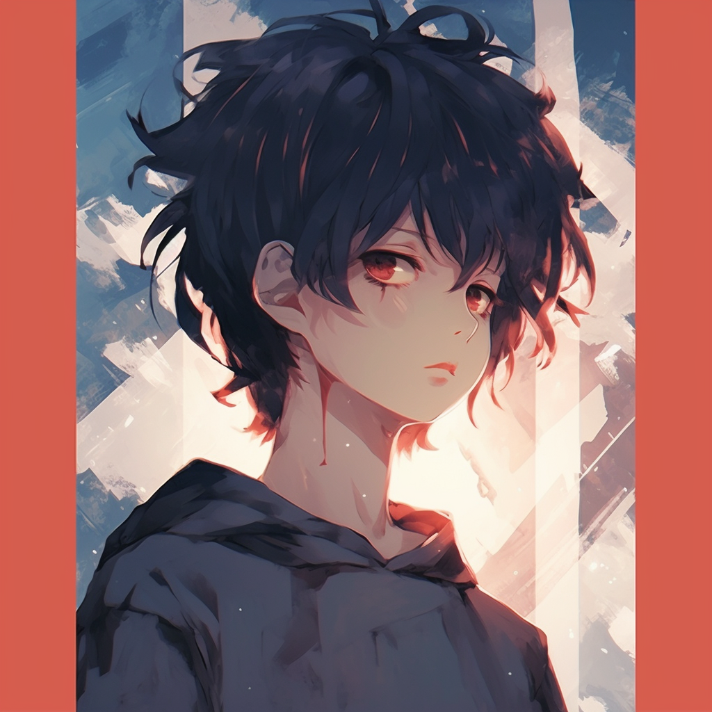 Sad smile of Nishimiya Shouko from A Silent Voice, focus on the velvety texture and warm tones. anime pfp sad artworks pfp for discord.