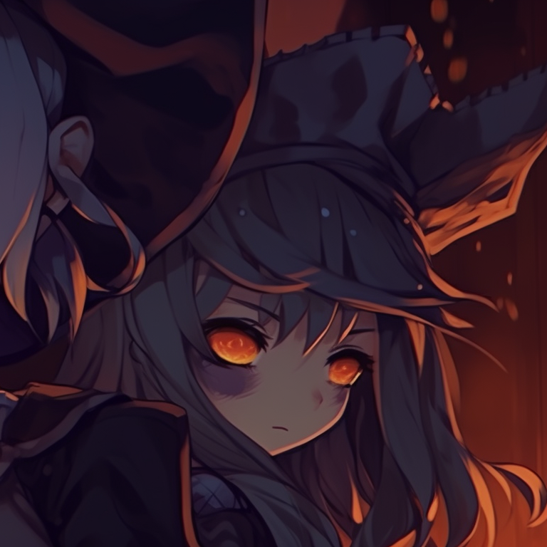 Two characters in black bat-like costumes, soft lines and stark contrast, poised for action. dark matching pfp halloween theme heroes pfp for discord.