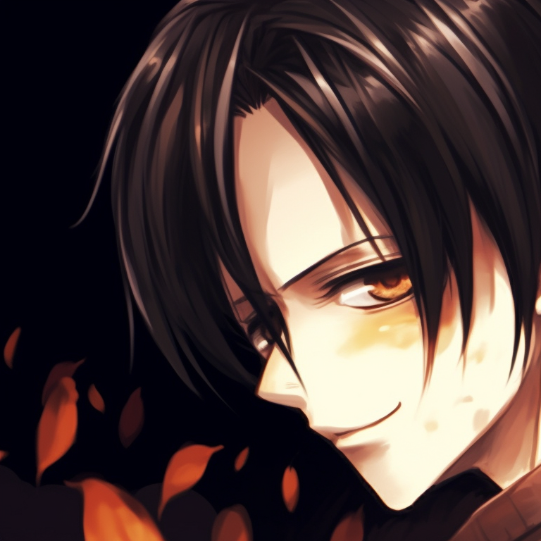 Eren and Mikasa in scary, but friendly monster costumes, detailed textures and playful color palette. halloween themed eren and mikasa matching pfp pfp for discord.