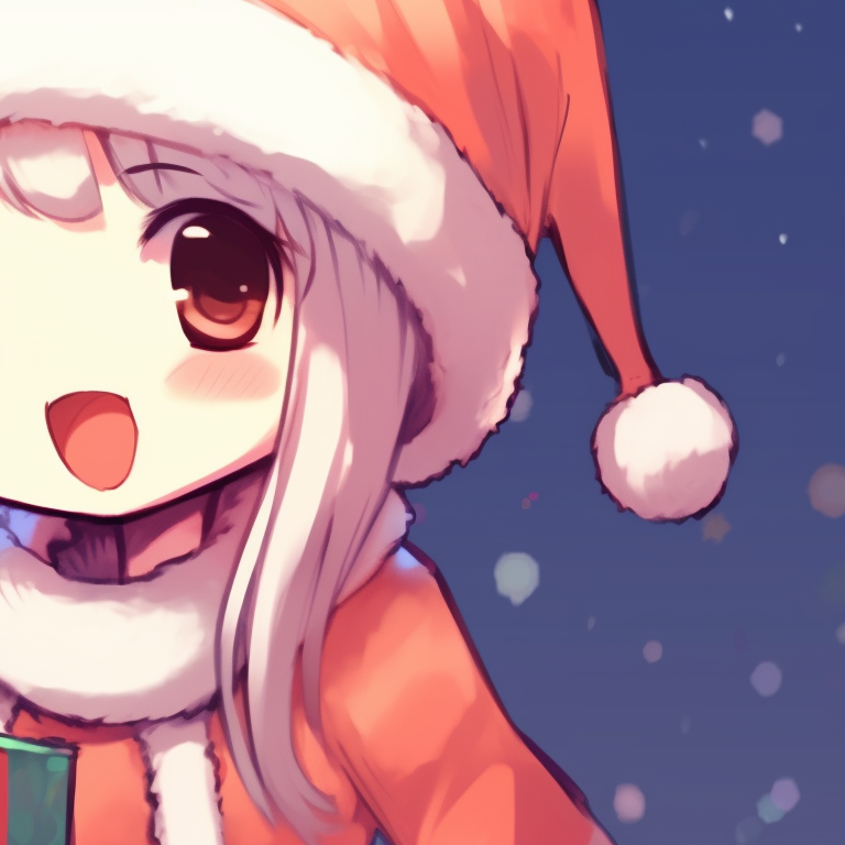 Two ghost characters, rich darker colors and candlelight accents, hovering above holiday decorations unique matching cute ghost christmas pfp pfp for discord.