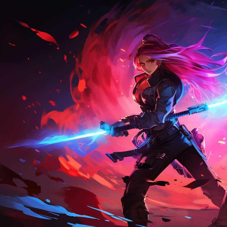 Two characters wielding weapons, dynamic poses and vivid colors. valorant matching pfp characters pfp for discord.