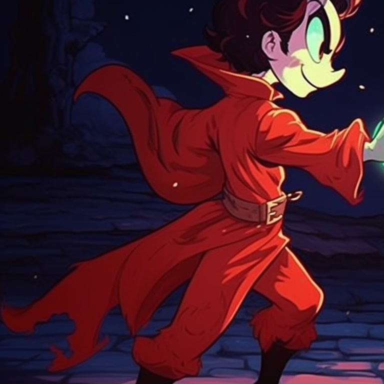 Two characters, King Candy and Ralph, vibrant color and cartoon style, mischievous grins. disney villain halloween matching pfps pfp for discord.