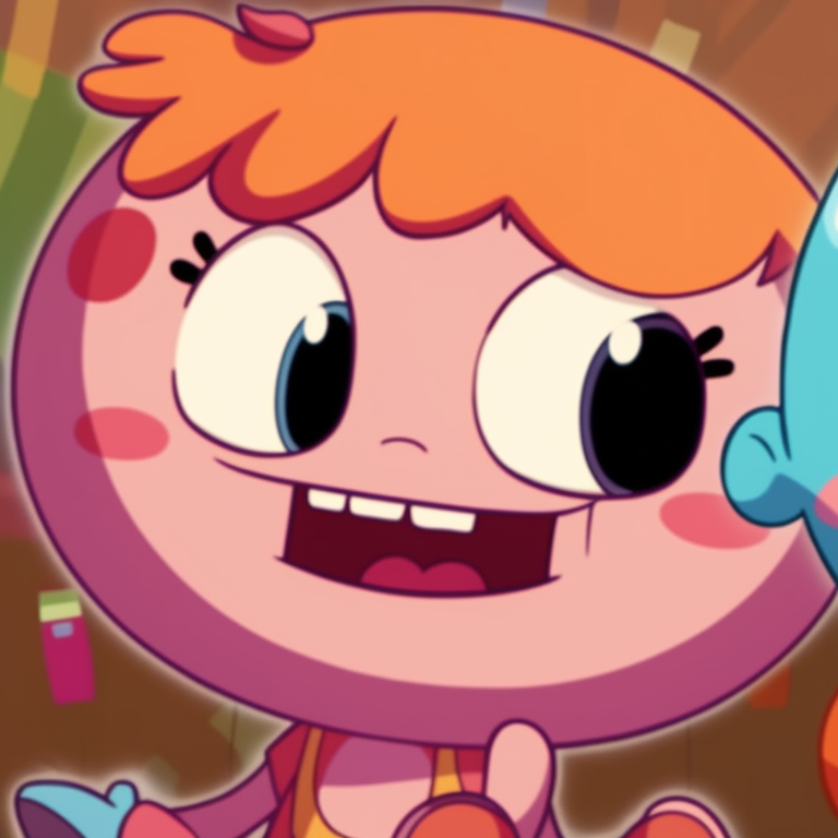 Gumball and Darwin sharing a high-five, incorporating warm, cheerful colors and sharp, clean lines. gumball and darwin show pfp pfp for discord.