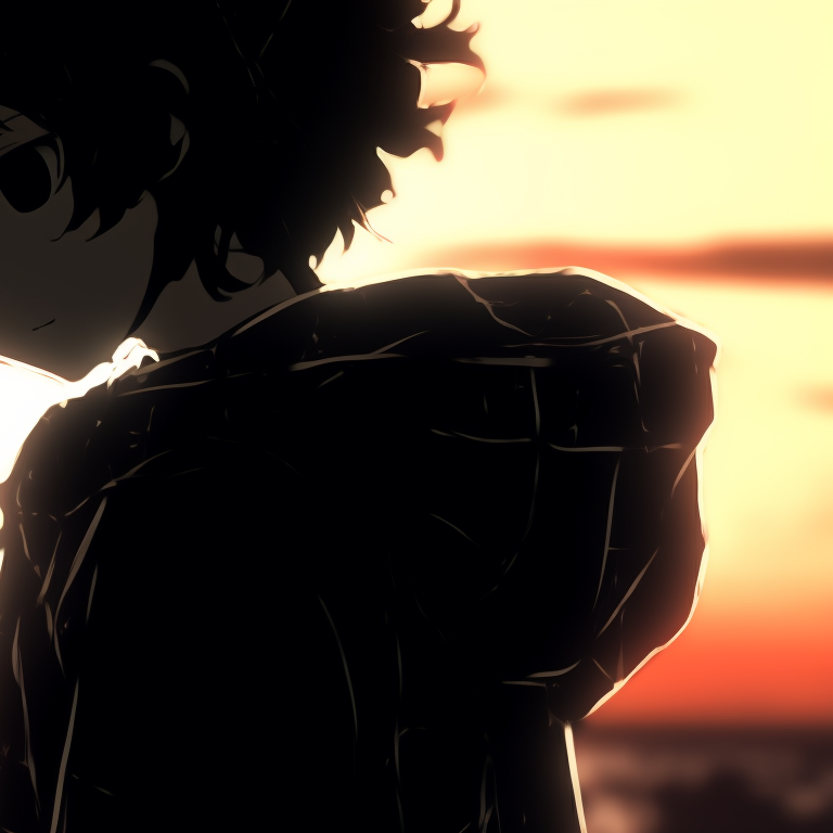 Two anime characters, under a starlit sky and surrounded by glowing fireflies, sharing an affectionate gaze. creative instagram cute matching pfp options pfp for discord.