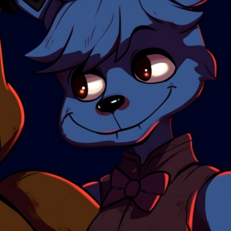 Golden Freddy and Springtrap side by side, golden hues and detailed designs. variety of fnaf matching pfp pfp for discord.