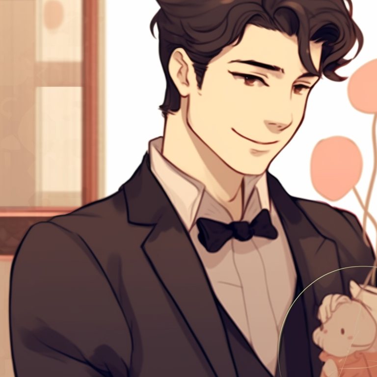 Close-up of two characters, brush-stroke art style in pastel colors. vintage matching pfp for couples cartoon pfp for discord.