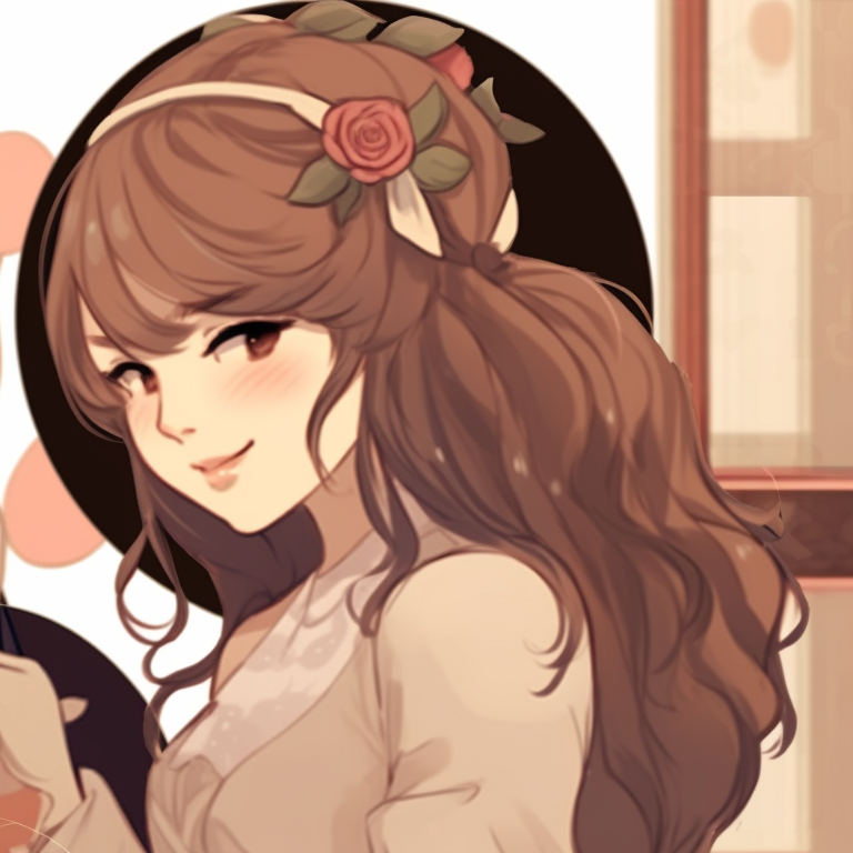 Close-up of two characters, brush-stroke art style in pastel colors. vintage matching pfp for couples cartoon pfp for discord.