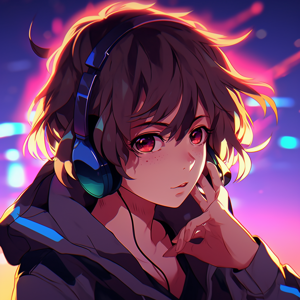 Dream-like aesthetic anime profile picture with hazy outlines and mystical hues. aesthetic pfp anime themes pfp for discord.