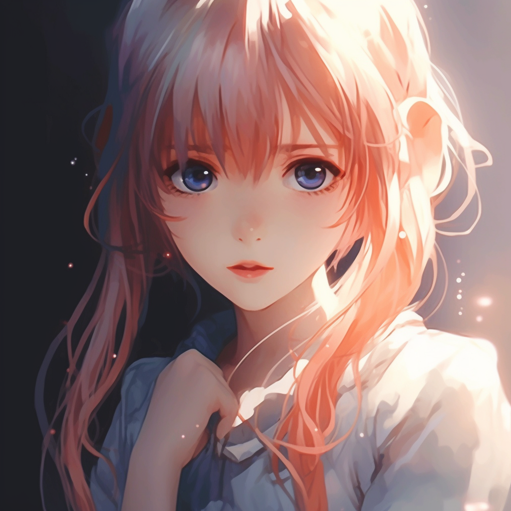 Anime character displayed with misproportioned features, exaggerated forms distracting from the aesthetics. anime pfp considered cringe pfp for discord.