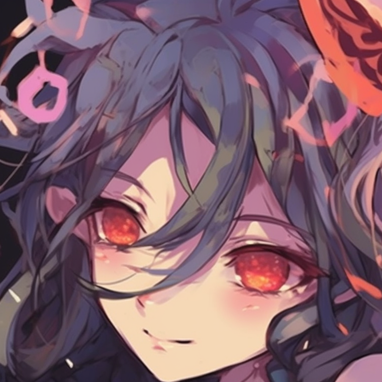 Two characters with encircling auras, vibrant colors, and intricate detailing. diverse matching pfp styles for anime best friends pfp for discord.