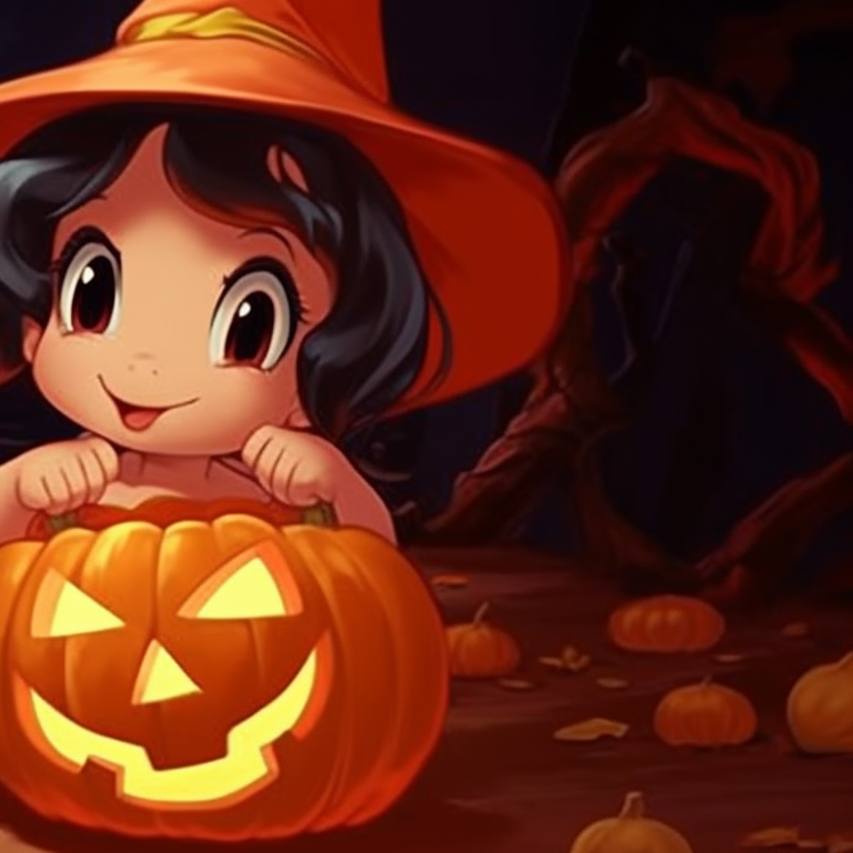 Famous Toy Story characters, in Halloween attire, with a backdrop of a creepy moonlit night. disney halloween matching pfp collection pfp for discord.