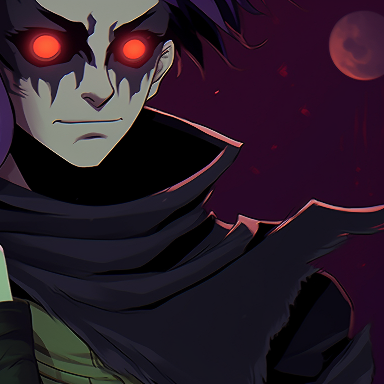 Beastboy and Raven in Halloween costumes, dynamic poses with magic elements, vibrant green and dark indigo palette. icons of beastboy and raven in halloween costume pfp for discord.