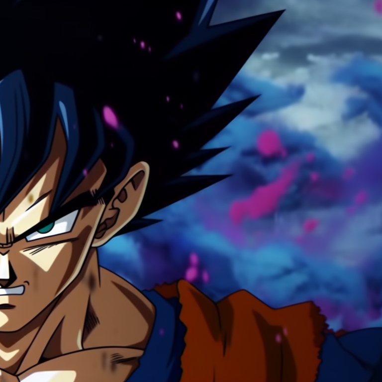 Goku and Vegeta in striking poses, sharp details and contrasting colors. best friend goku and vegeta matching pfp pfp for discord.