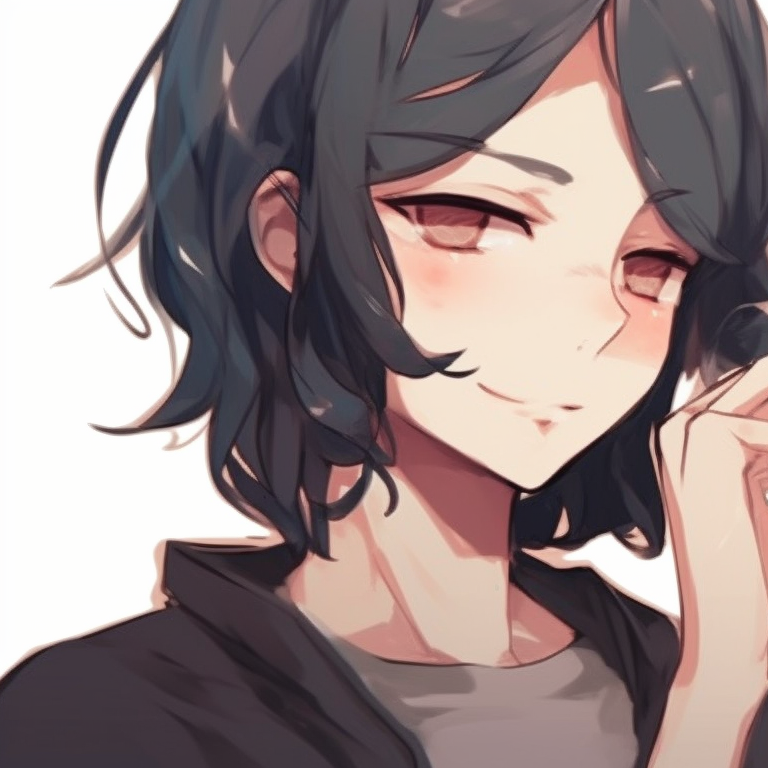 Two characters present in the mist, soft, blended frames and striking eyes. chic matching pfp for anime best friends pfp for discord.