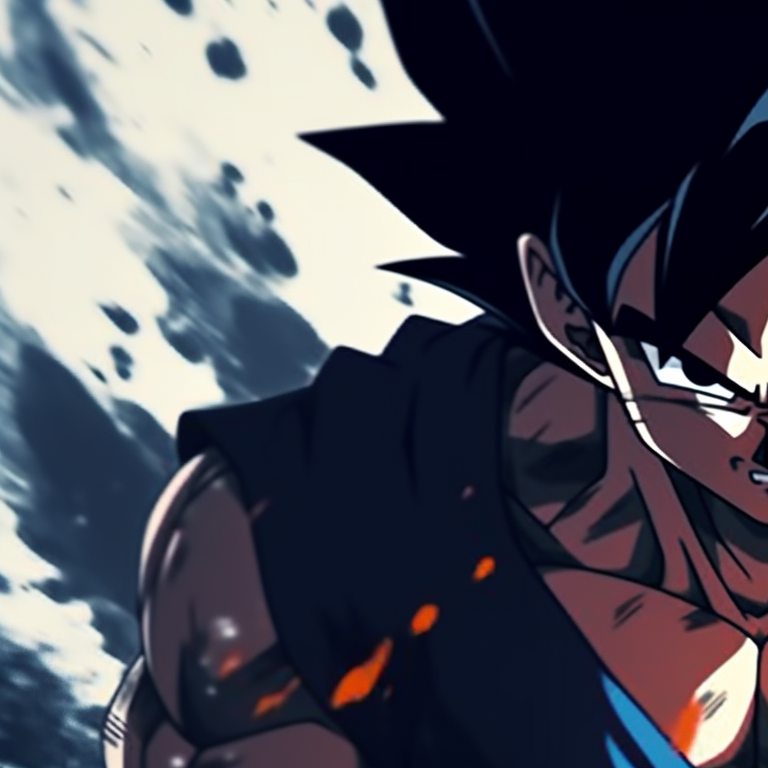 Goku and Vegeta in fighting stances, dynamic lines and high contrast colors. best friend goku and vegeta matching pfp pfp for discord.