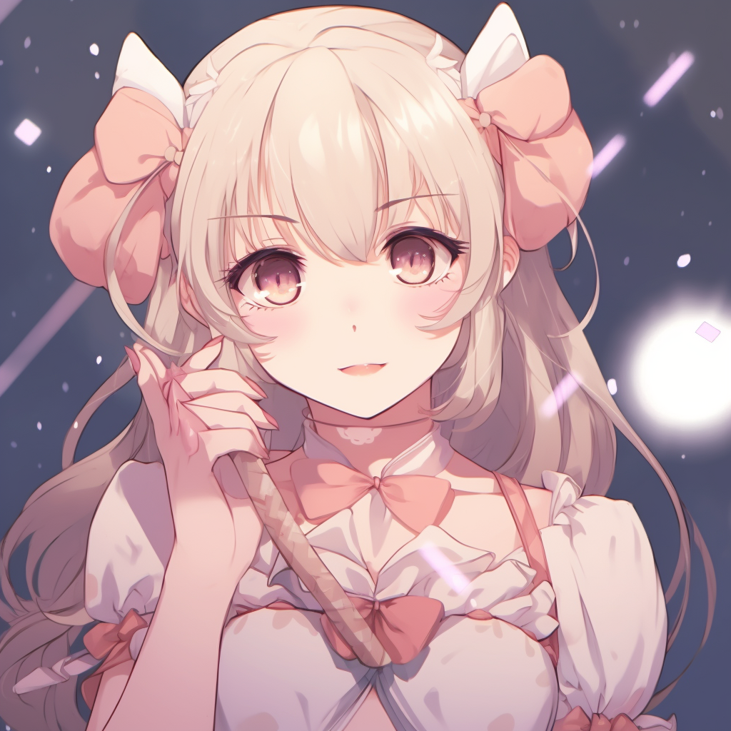 Sailor Moon holding her wand, detailed accessory and vibrant tones. popular female anime pfp pfp for discord.