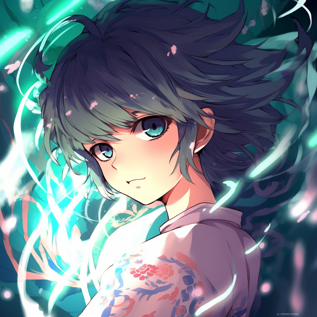 Chihiro from Spirited Away, filled with intricate details and soft colors. 4k anime art profile photos