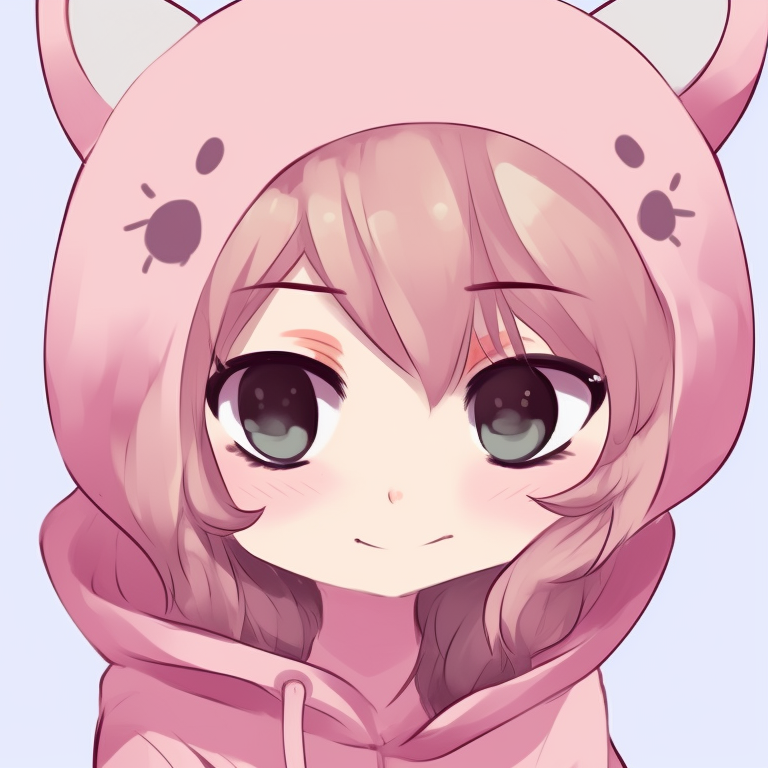 Two chibi characters with pastel colors and gleaming eyes. cute matching pfp for friends ideas pfp for discord.