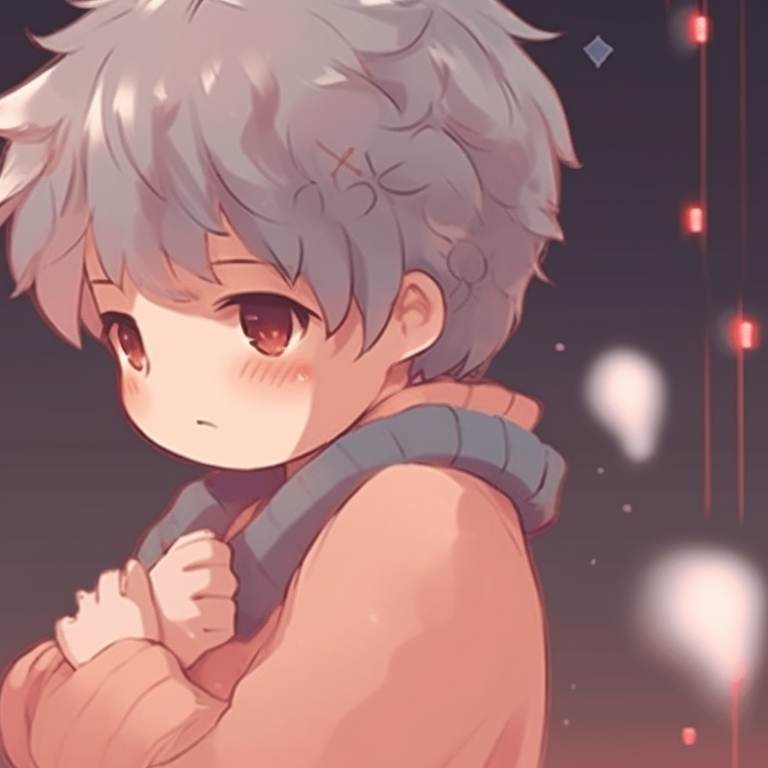 Two characters holding candy canes, vibrant colors and matching scarves. matching cute christmas pfp aesthetic ideas pfp for discord.