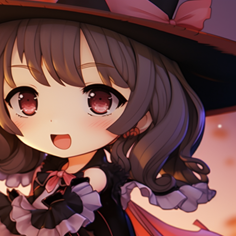 Two characters next to carved pumpkins, vibrant oranges and blacks become predominant. my dress up darling matching pfp halloween decorations pfp for discord.