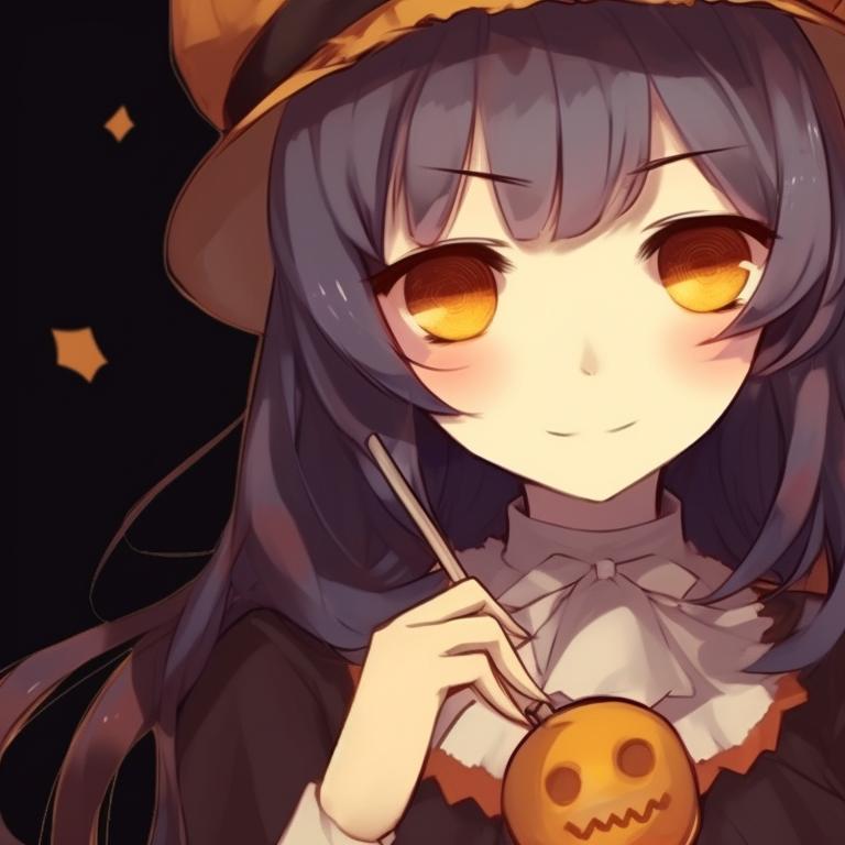 Two characters in guardian costumes, sharp lines and intense illuminations. anime matching pfp aesthetic halloween theme pfp for discord.