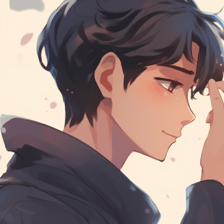 Two characters holding hands, focusing on intricate hand shapes and soft outlining. pfp matching for couple models pfp for discord.