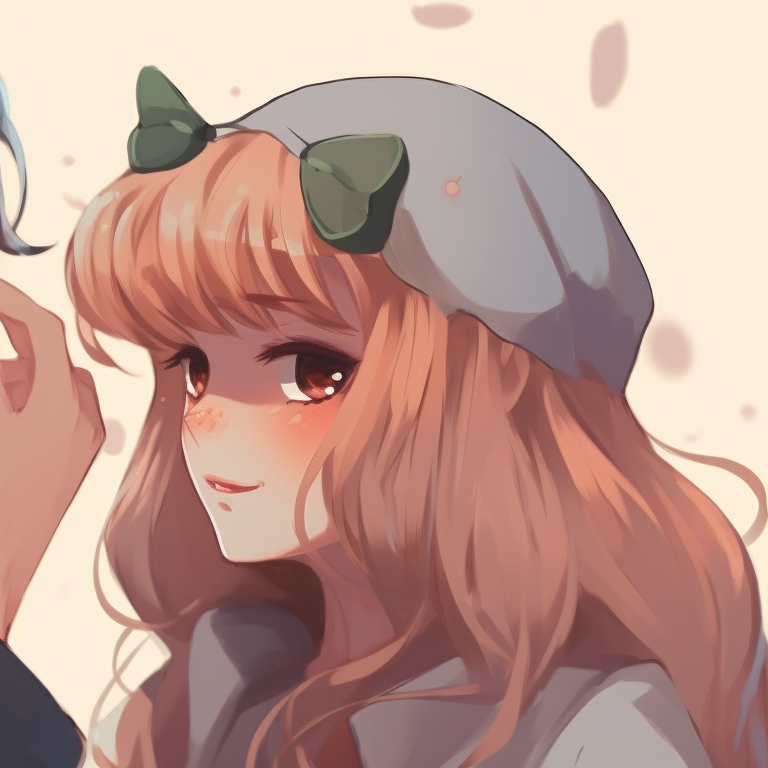 Two characters holding hands, focusing on intricate hand shapes and soft outlining. pfp matching for couple models pfp for discord.