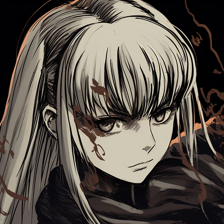Two characters in armors, dark tones and stark contrasts linking a Halloween theme. berserk halloween theme pfps collection pfp for discord.