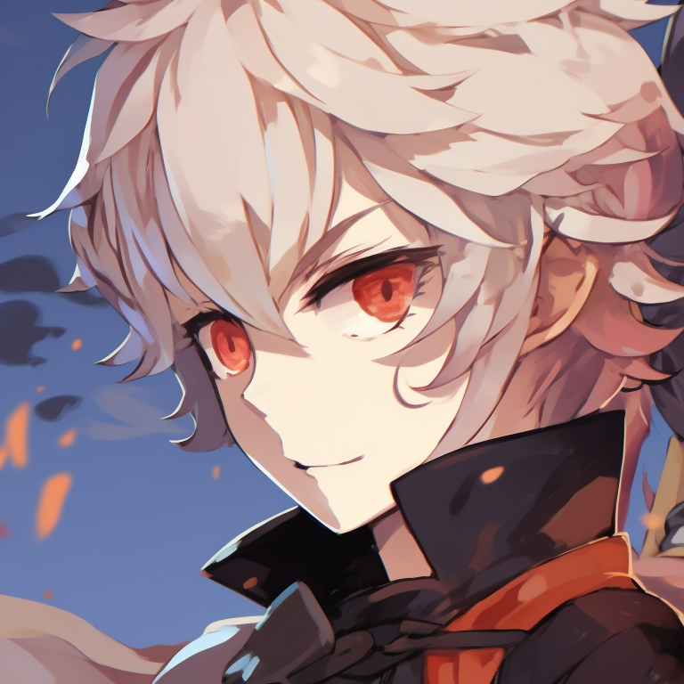 Two characters on a stargazing journey, soft lighting and dark backdrop, sitting side-by-side. genshin impact matching pfp styles pfp for discord.