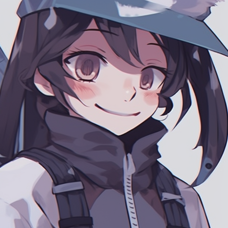 Two characters with a backdrop of cherry blossoms, ornamental details and soft pink hues. fun and exciting matching pfps for friends pfp for discord.