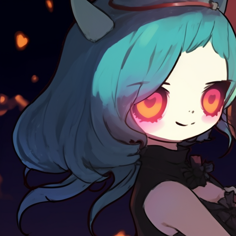 Two characters in spectral form, hauntingly vibrant colors, gazing into the distance. best of matching bestie halloween pfp pfp for discord.