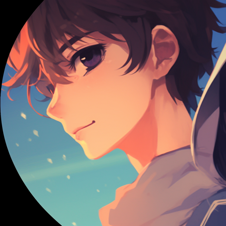 Two characters, soft colors with cherry blossoms falling, sharing a romantic kiss. matching pfp for romantic cartoon couples pfp for discord.