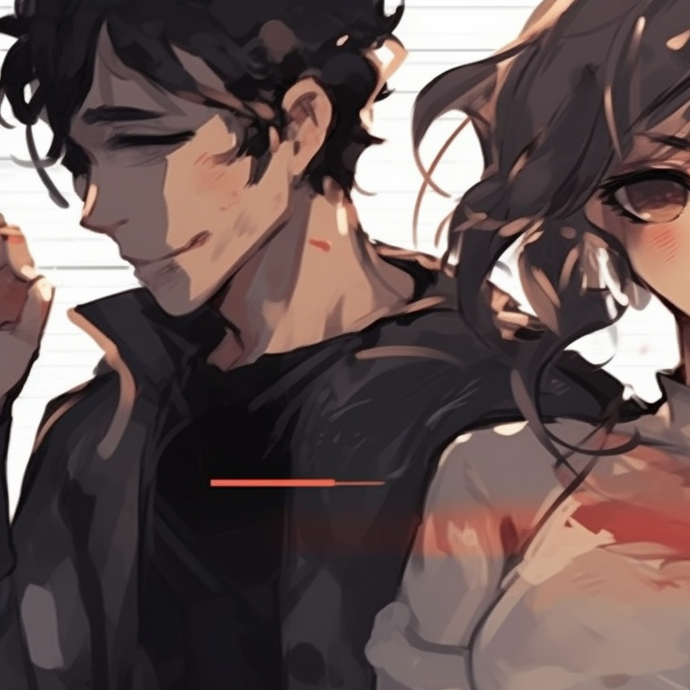 Two characters holding magical staffs, gleaming effects and vibrant colors. friend group pfps pfp for discord.