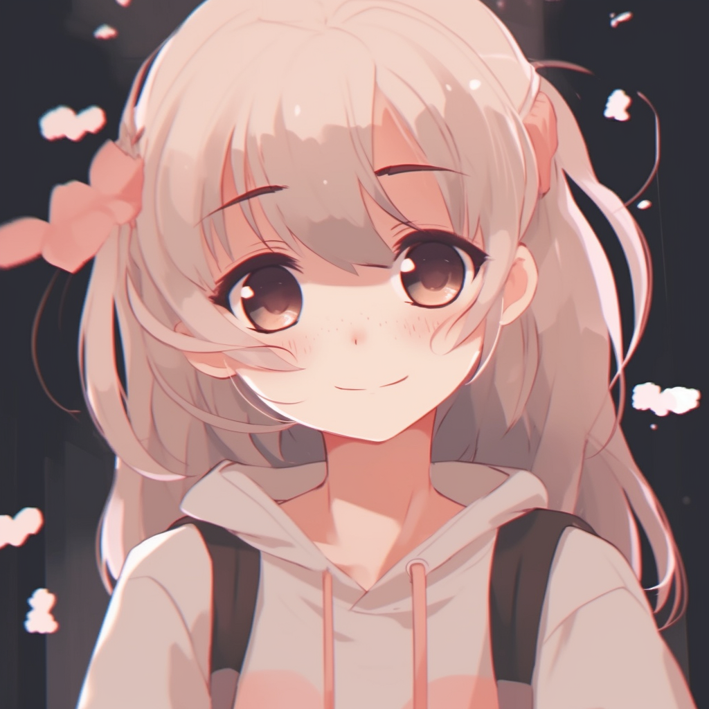 Anime girl character with cat ears, vibrant colors and detailed linework. anime artistic pfp