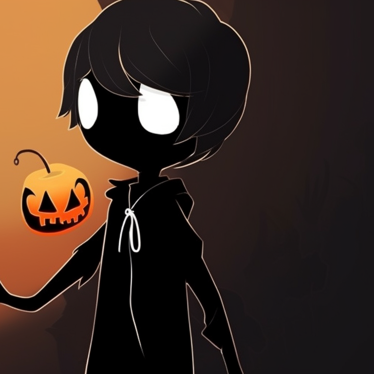 Stickman characters with bat wings under a full moon, minimalistic with blue and black tones, creating a mysterious ambience. halloween themed stickman pfp pfp for discord.