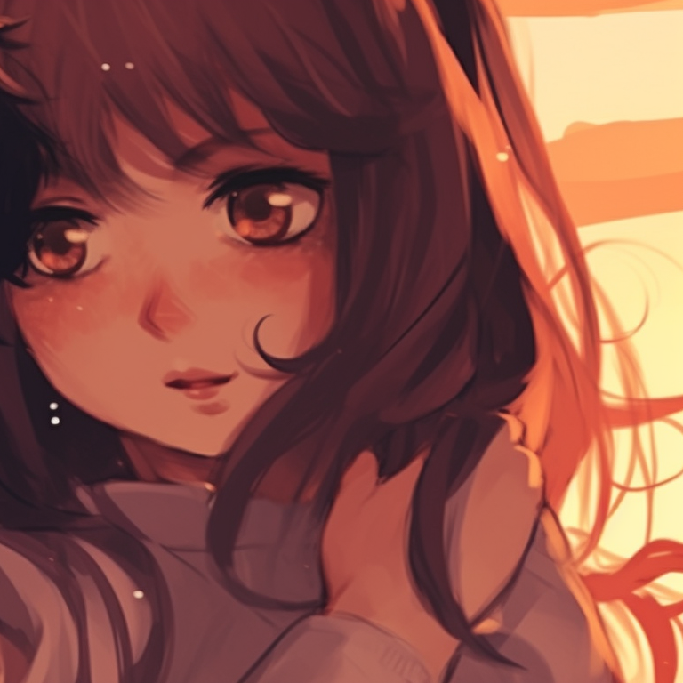 Two characters under a starry sky, cool tones and detailed expressions. inspiring matching pfp for dedicated couples pfp for discord.