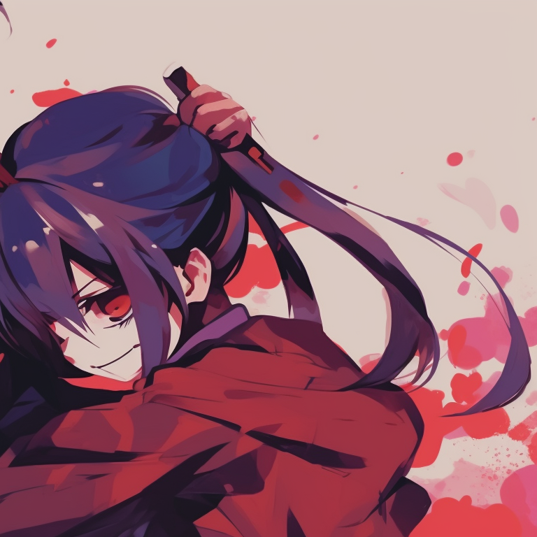 Two characters standing in a whimsical candy land, pastel tones and fairy-tale designs. anime inspired matching pfp couples pfp for discord.