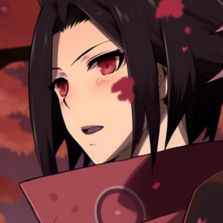 Sasuke and Sakura in horror-themed attire, exaggerated reactions with bold lines and vibrant colors sasuke and sakura spooky halloween profiles pfp for discord.